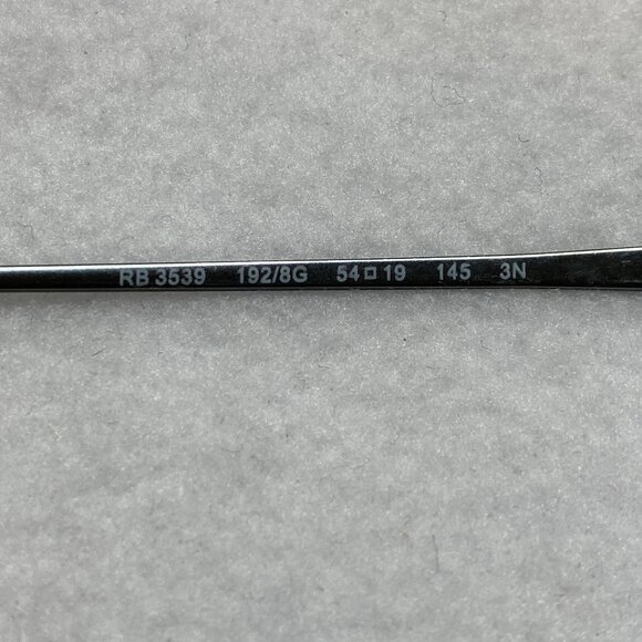 Ray-Ban RB 3539 Eyeglasses 192/8G Gray 54-19-145 - Picture 9 of 13